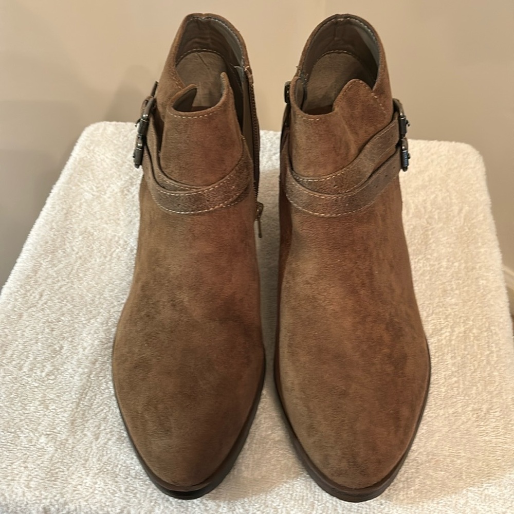 Sonoma Ankle Boots, Brown Suede, Sz 10
